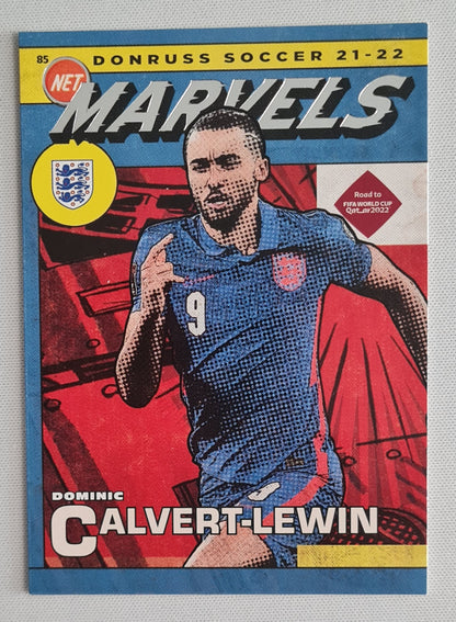 Dominic Calvert-Lewin - 2021/22 Panini Donruss Road to Qatar Net Marvels #3 England