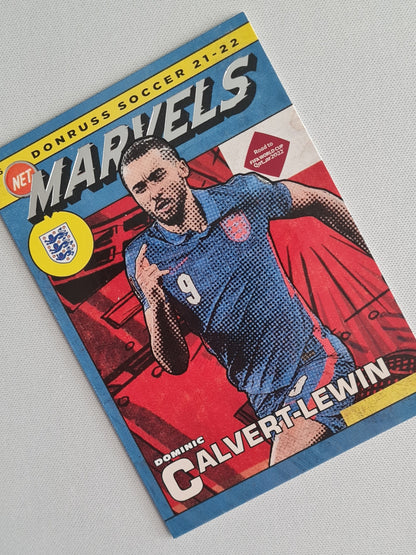 Dominic Calvert-Lewin - 2021/22 Panini Donruss Road to Qatar Net Marvels #3 England