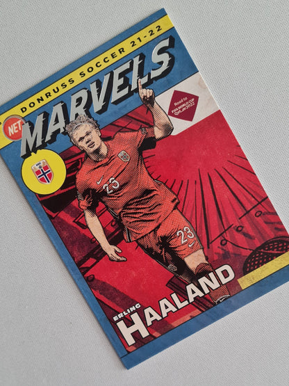 Erling Haaland - 2021/22 Panini Donruss Road to Qatar Net Marvels #5 Norway