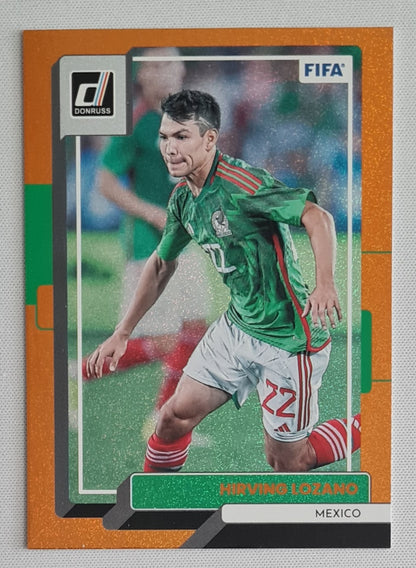 Hirving Lozano - 2022/23 Panini Donruss Orange Foil #81 Mexico