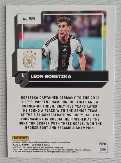 Leon Goretzka - 2022/23 Panini Donruss Orange Foil #59 Germany