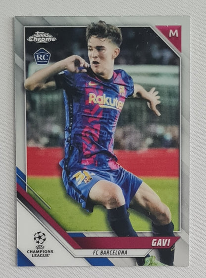 Gavi - 2021/22 Topps Chrome UCL #25 FC Barcelona