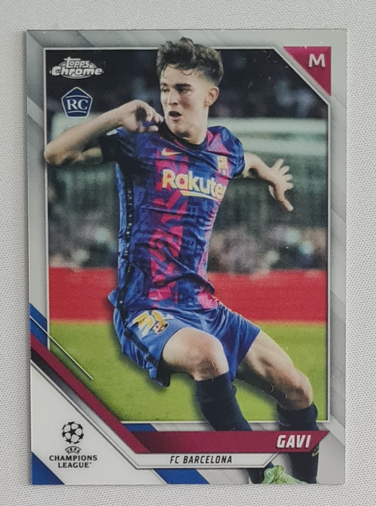 Gavi - 2021/22 Topps Chrome UCL #25 FC Barcelona