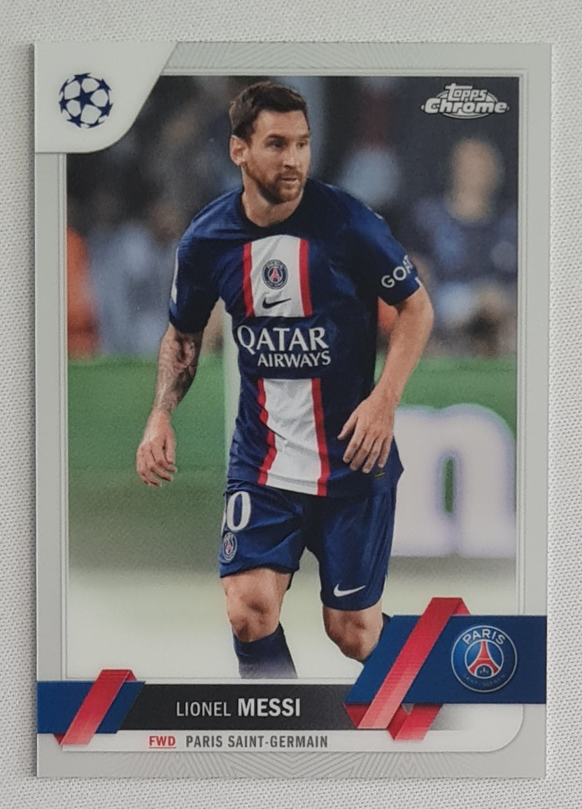 Lionel Messi - 2022/23 Topps Chrome UEFA Club Competitions #1 Paris Saint-Germain