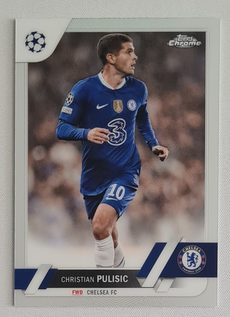 Christian Pulisic - 2022/23 Topps Chrome UEFA Club Competitions #144 Chelsea FC