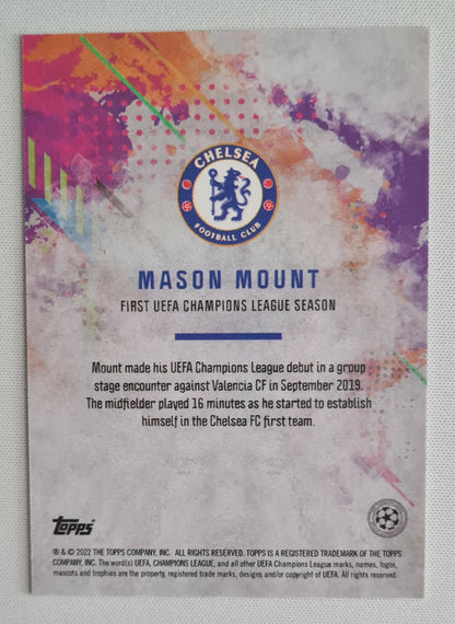 Mason Mount - 2022 Topps UEFA Curated First League Season Chelsea
