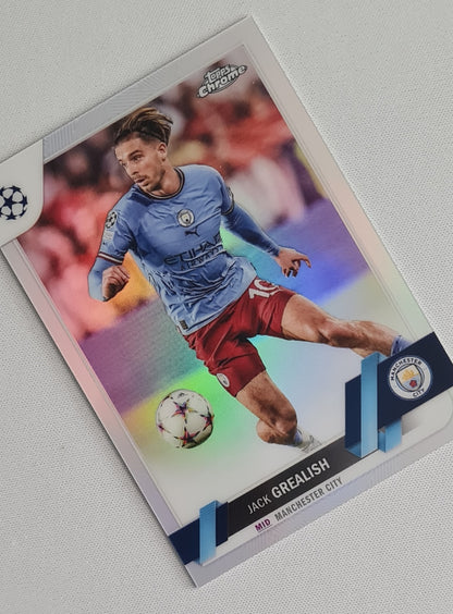 Jack Grealish - 2023 Topps Chrome UEFA Club Competitions #142 Manchester City