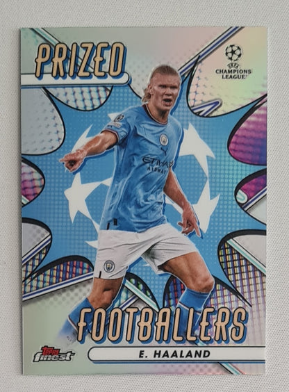 Erling Haaland - 2022/23 Topps Finest UEFA Club Competitions Prized Footballers #PF-15 Manchester City FC