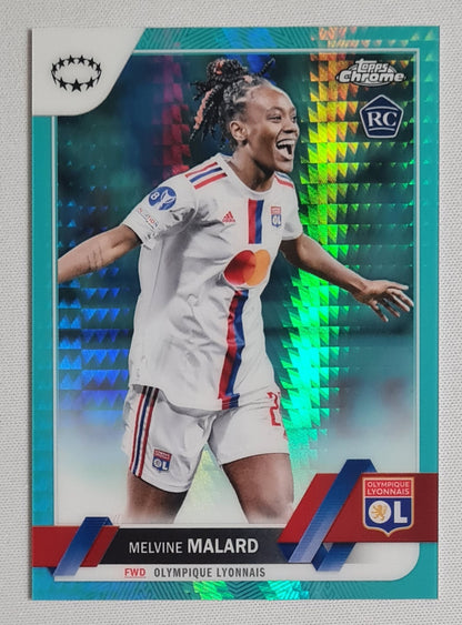 Melvine Malard - 2023 Topps Chrome Aqua Olympique (RC) (CL) #87