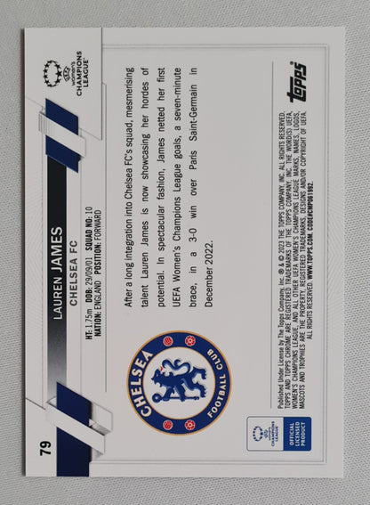Lauren James - 2023 Topps Chrome Chelsea (CL) #79