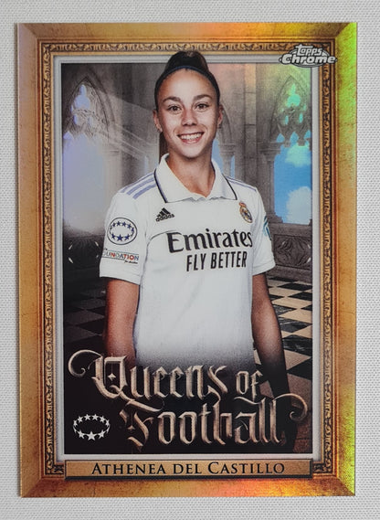 Athenea del Castillo - 2023 Topps Chrome Queens of Football (CL) #Q-12