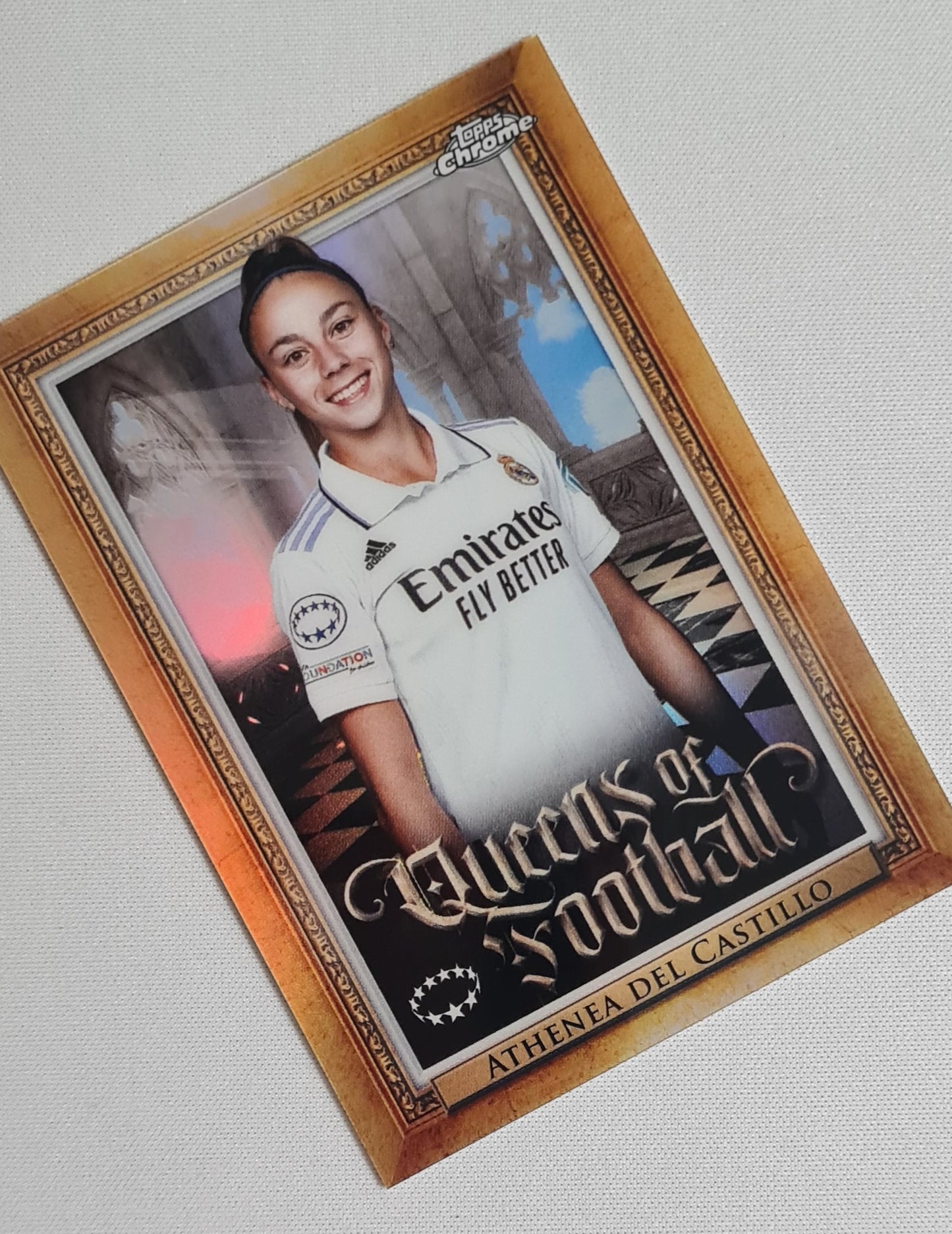 Athenea del Castillo - 2023 Topps Chrome Queens of Football (CL) #Q-12