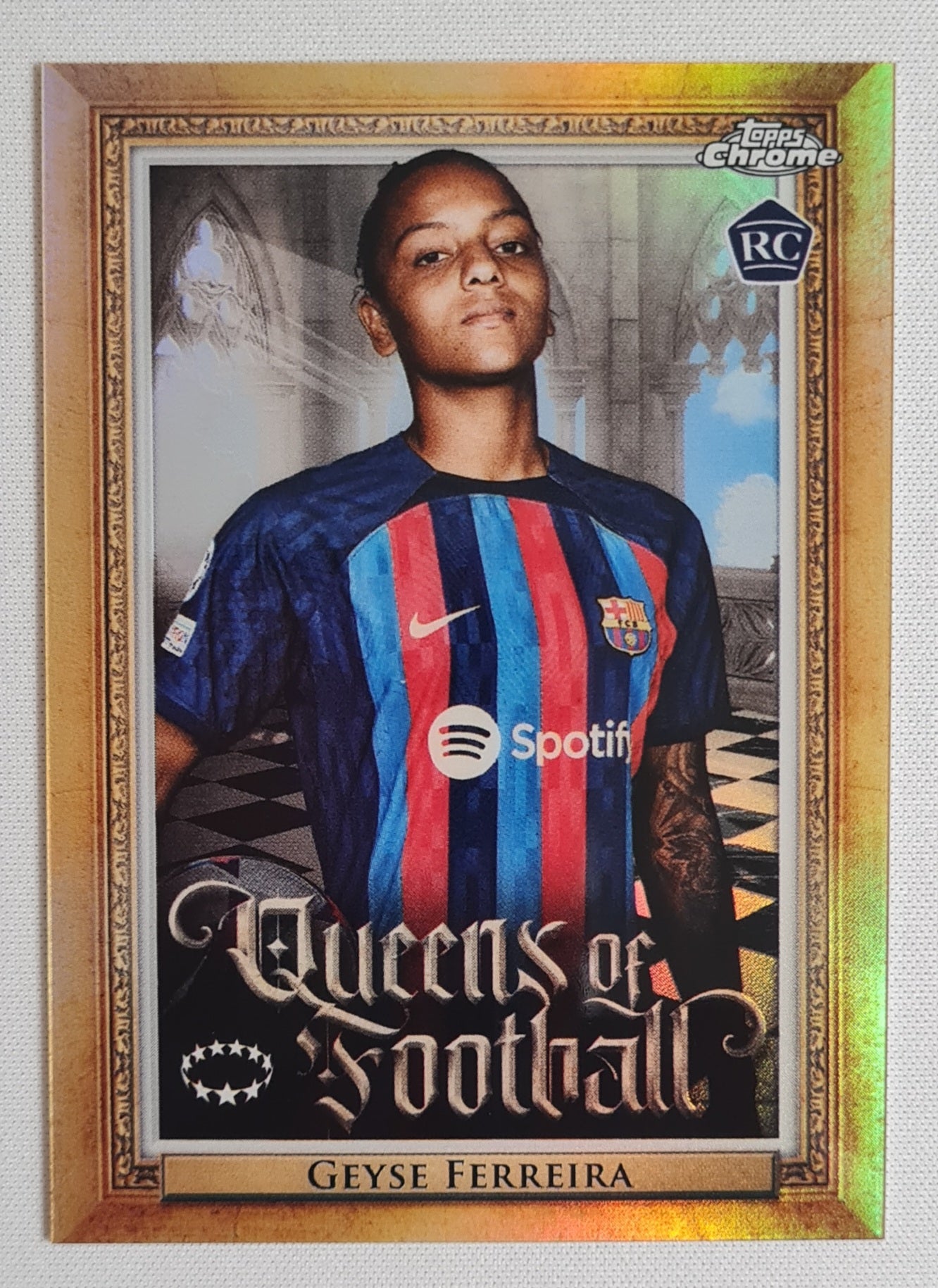 Geyse Ferria - 2023 Topps Chrome Queens of Football FC Barcelona #Q-18