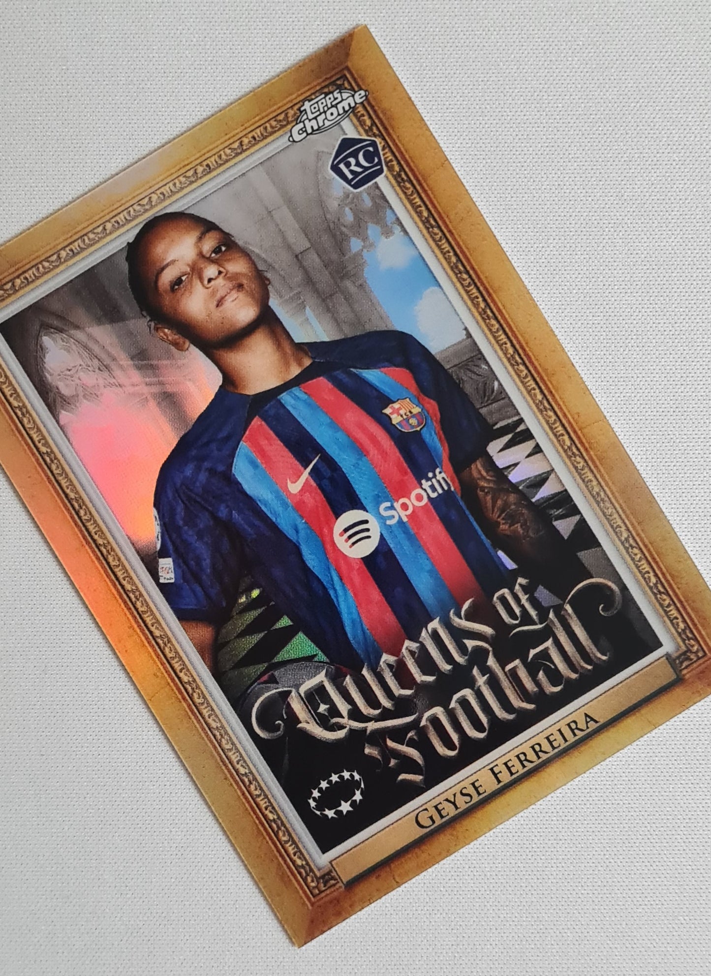 Geyse Ferria - 2023 Topps Chrome Queens of Football FC Barcelona #Q-18