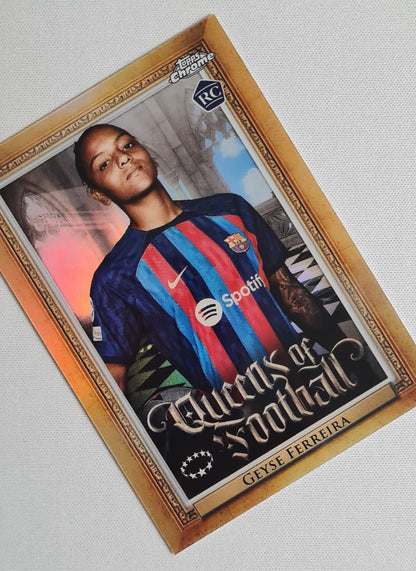Geyse Ferria - 2023 Topps Chrome Queens of Football FC Barcelona #Q-18
