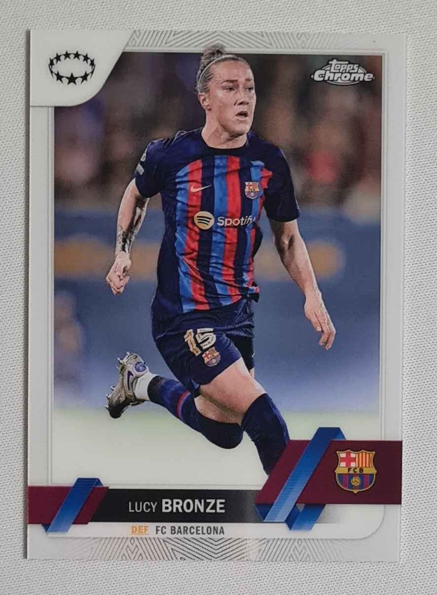 Lucy Bronze - 2023 Topps Chrome FC Barcelona (CL) #15