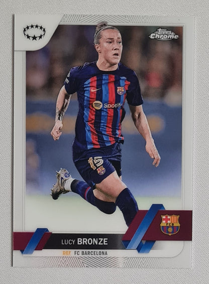 Lucy Bronze - 2023 Topps Chrome FC Barcelona (CL) #15