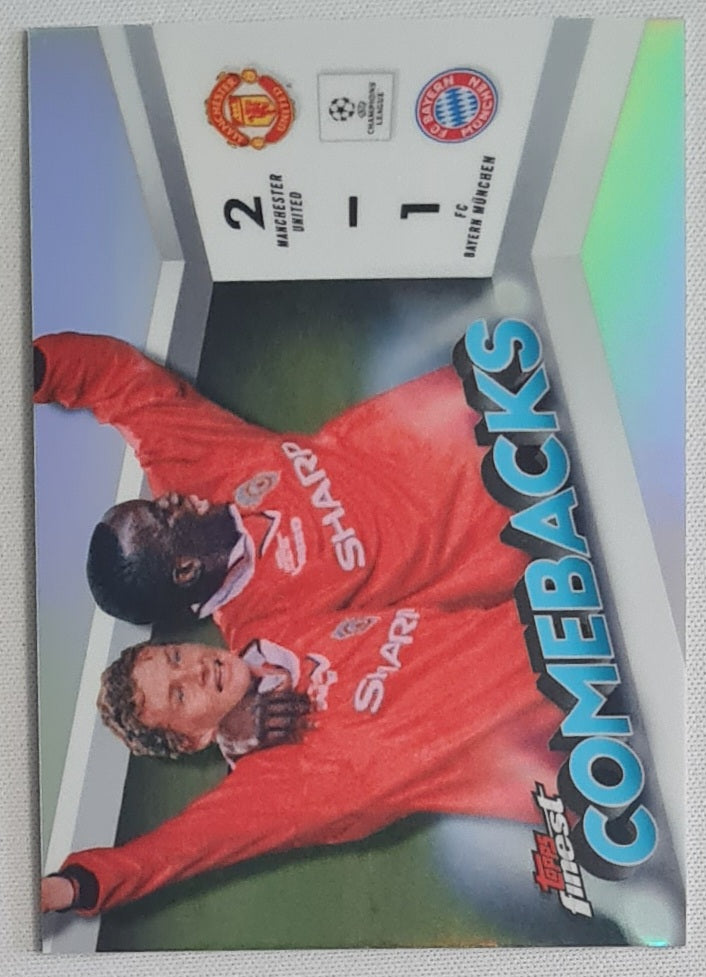 Comebacks Manchester United - 2024 Topps Man. United vs Bayern Munchen FC-4 Refractor