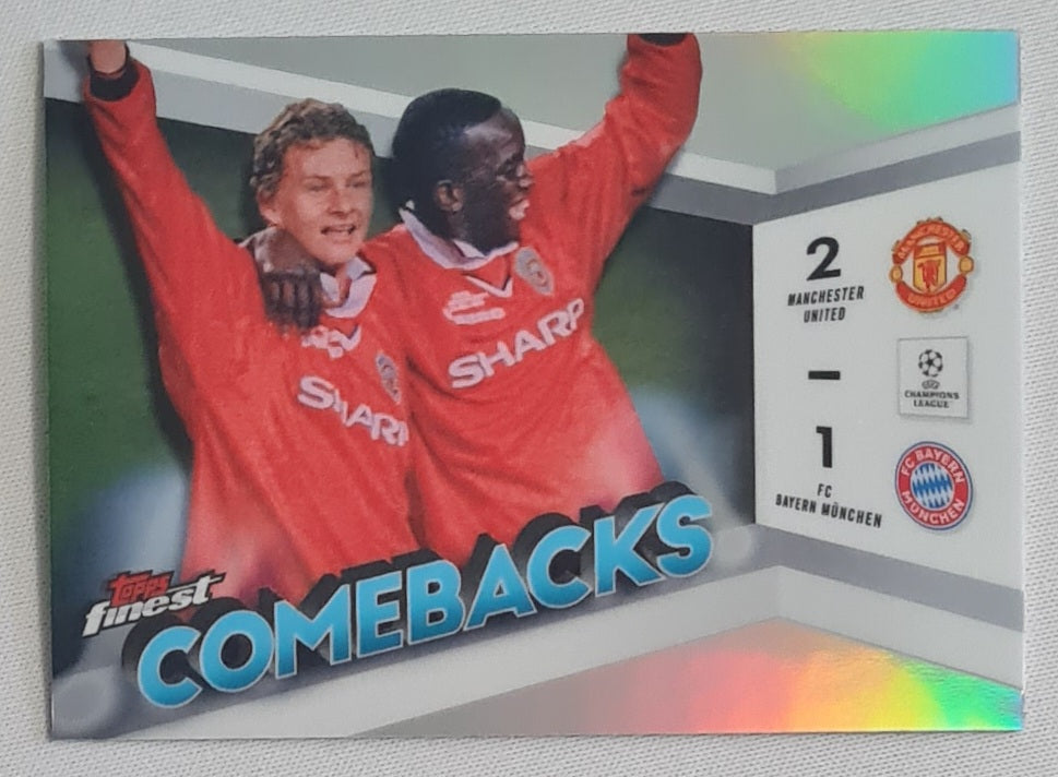 Comebacks Manchester United - 2024 Topps Man. United vs Bayern Munchen FC-4 Refractor