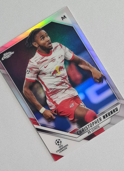 Christoher Nkunku - 2022 Topps Chrome Red Bulls Leipzig Champions League #45 Refractor
