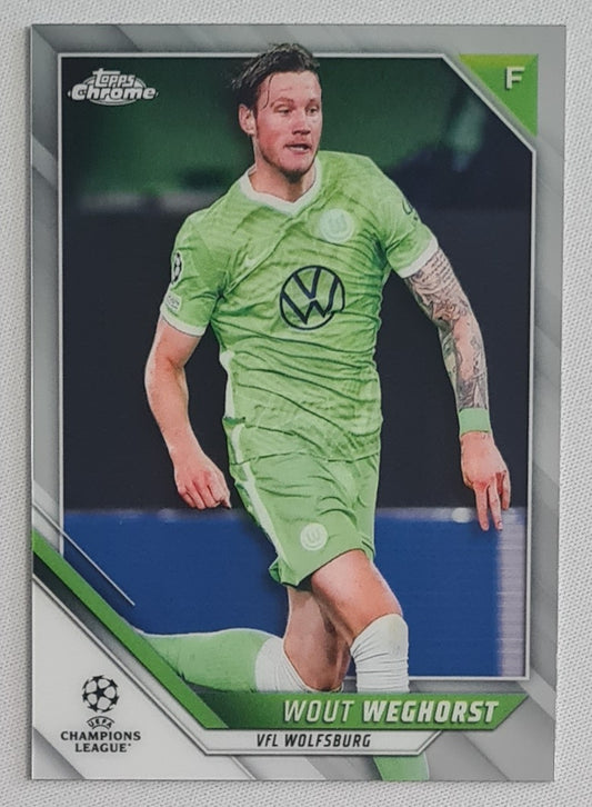 Wout Weghorst - 2022 Topps Chrome VFL Wolfsburg Champions League #91