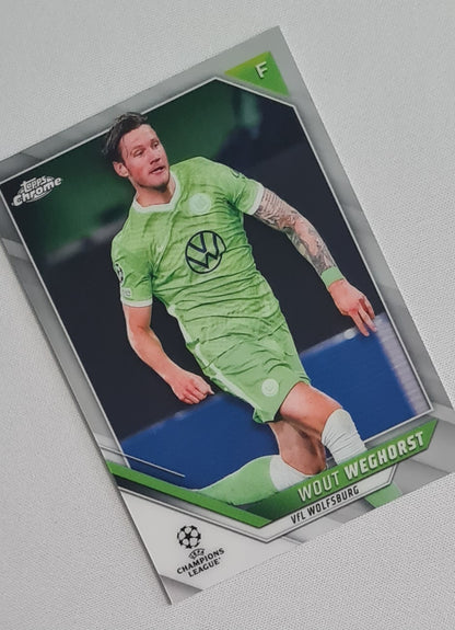 Wout Weghorst - 2022 Topps Chrome VFL Wolfsburg Champions League #91