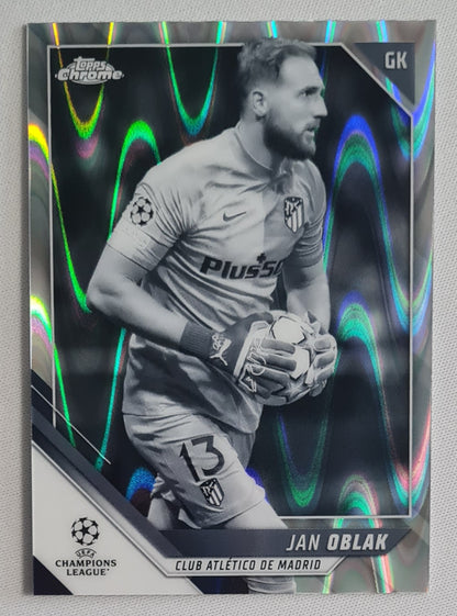 Jan Oblak - 2022 Topps Chrome Club Atletico de Madrid Champions League Image Variation #134