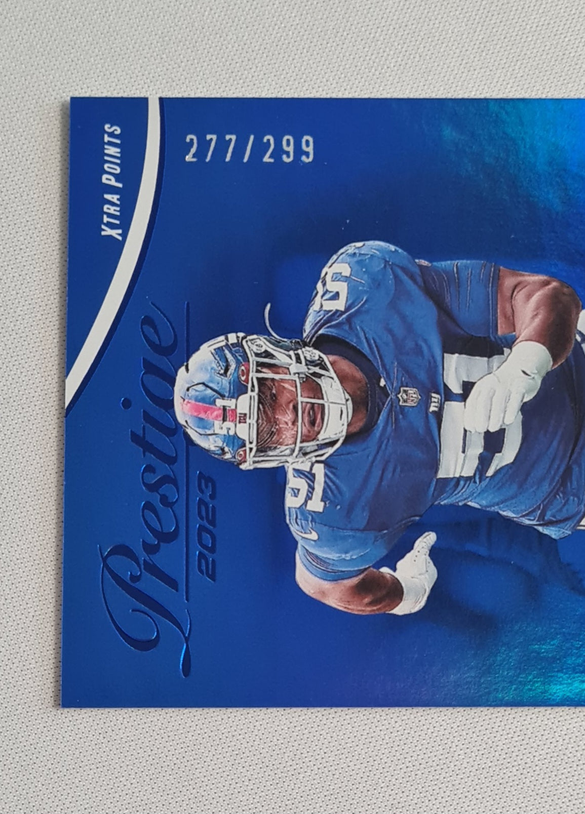 Azeez Ojulari - 2023 Panini Prestige Football NFL New York Giants Xtra Points #215 Blue /299