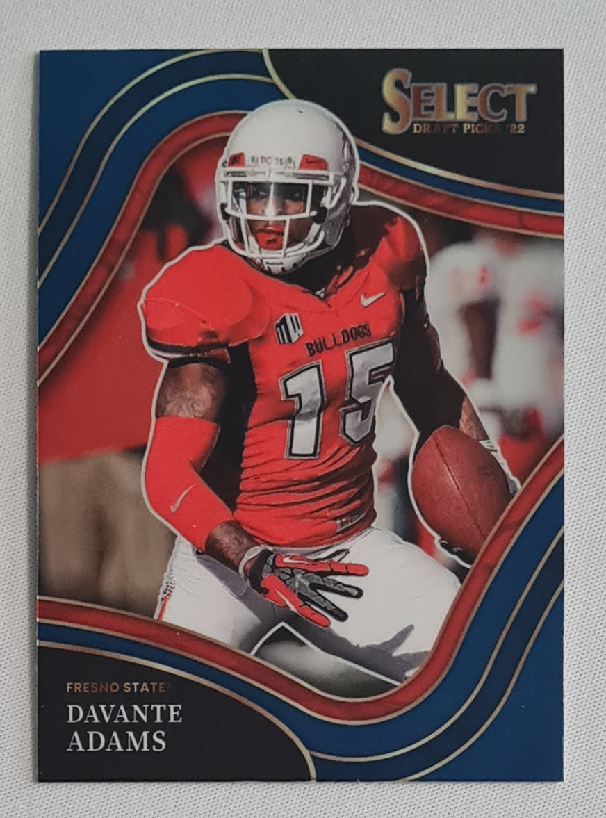 Davante Adams - 2022 Panini Select Draft Picks Fresno State Bull Dogs #129 Prizm Level