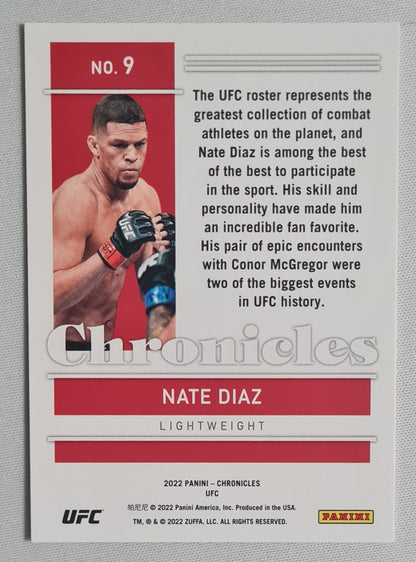 Nate Diaz - 2022 Panini Chronicles UFC #9