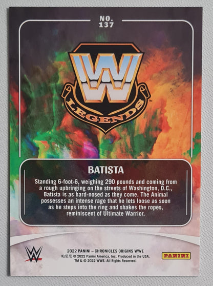 Batista - 2022 Panini Chronicles Origins WWE Legends #137