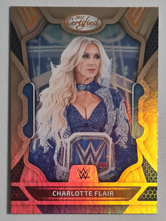 Charlotte Flair - 2022 Panini Chronicles Certified WWE Smack Down #221