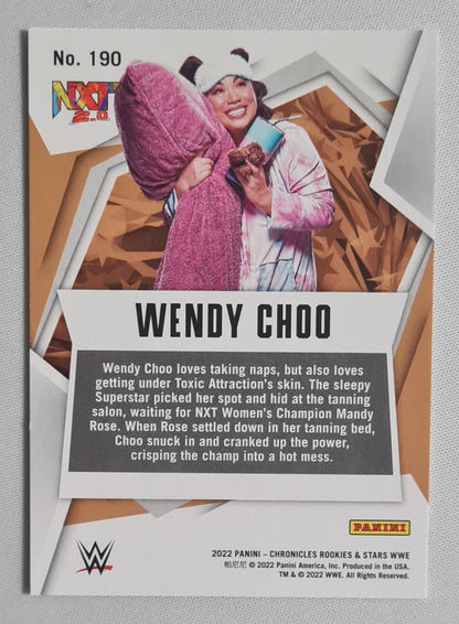 Wendy Choo - 2022 Panini Chronicles Rookies & Stars WWE/NXT 2.0 (RC) #190