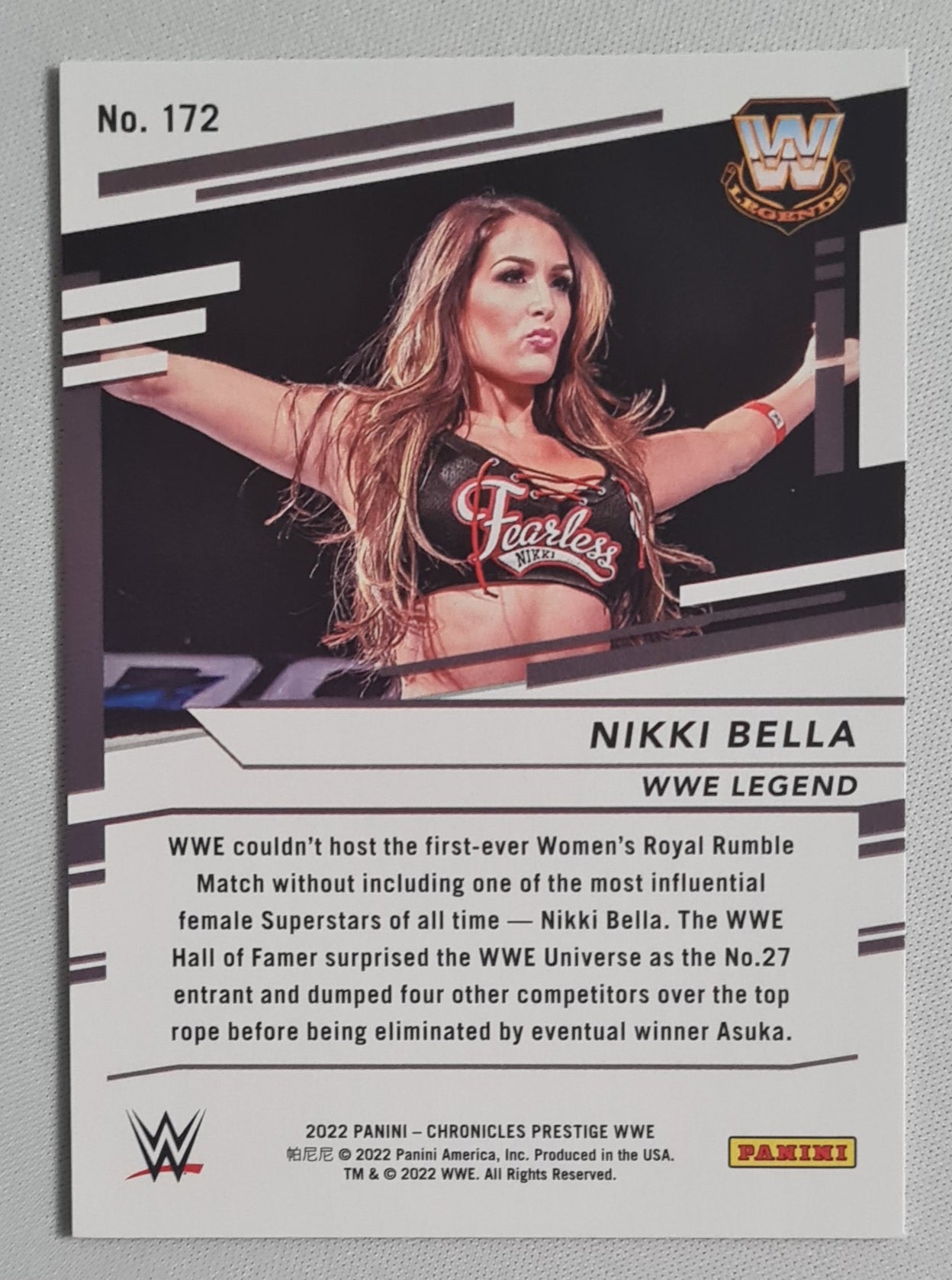 Nikki Bella - 2022 Panini Chronicles Prestige WWE Legend Womens Divas #172