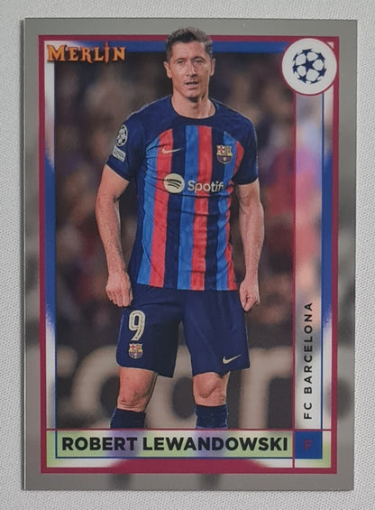 Robert Lewandowski - 2023 Topps Merlin Collection FC Barcelona (CL) #53