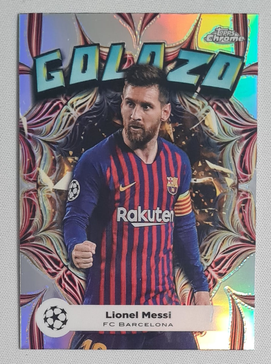 Lionel Messi - 2024 Topps Chrome Golazo FC Barcelona (CL) #GL-5