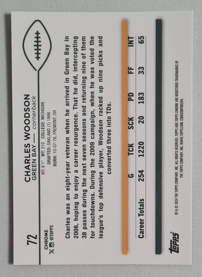 Charles Woodson - 2024 Topps Chrome  NFL Green Bay #72