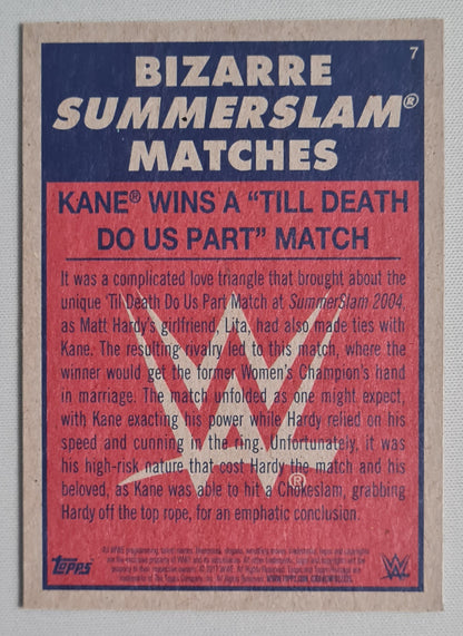 Kane - 2017 Topps WWE Bizarre SummerSlam Matches #7