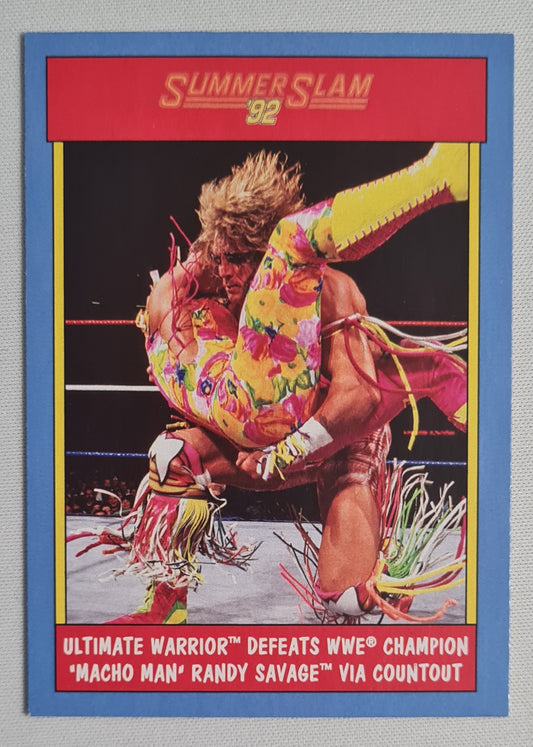 Ultimate Warrior - 2017 Topps WWE SummerSlam 1992 Matches #9