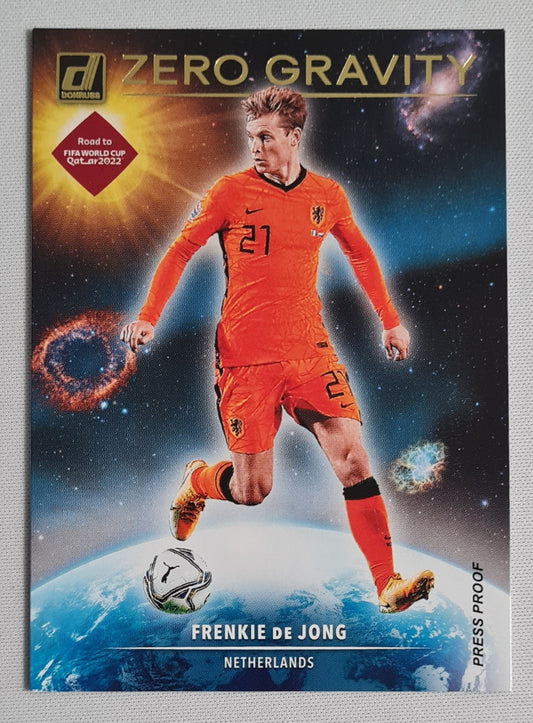 Frenkie de Jong - 2021/22 Panini Donruss Soccer Zero Gravity The Netherlands #5