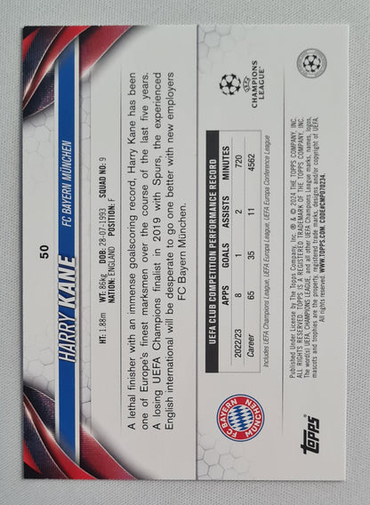 Harry Kane - 2024 Topps Champions League FC Bayern Munchen #50 Pink