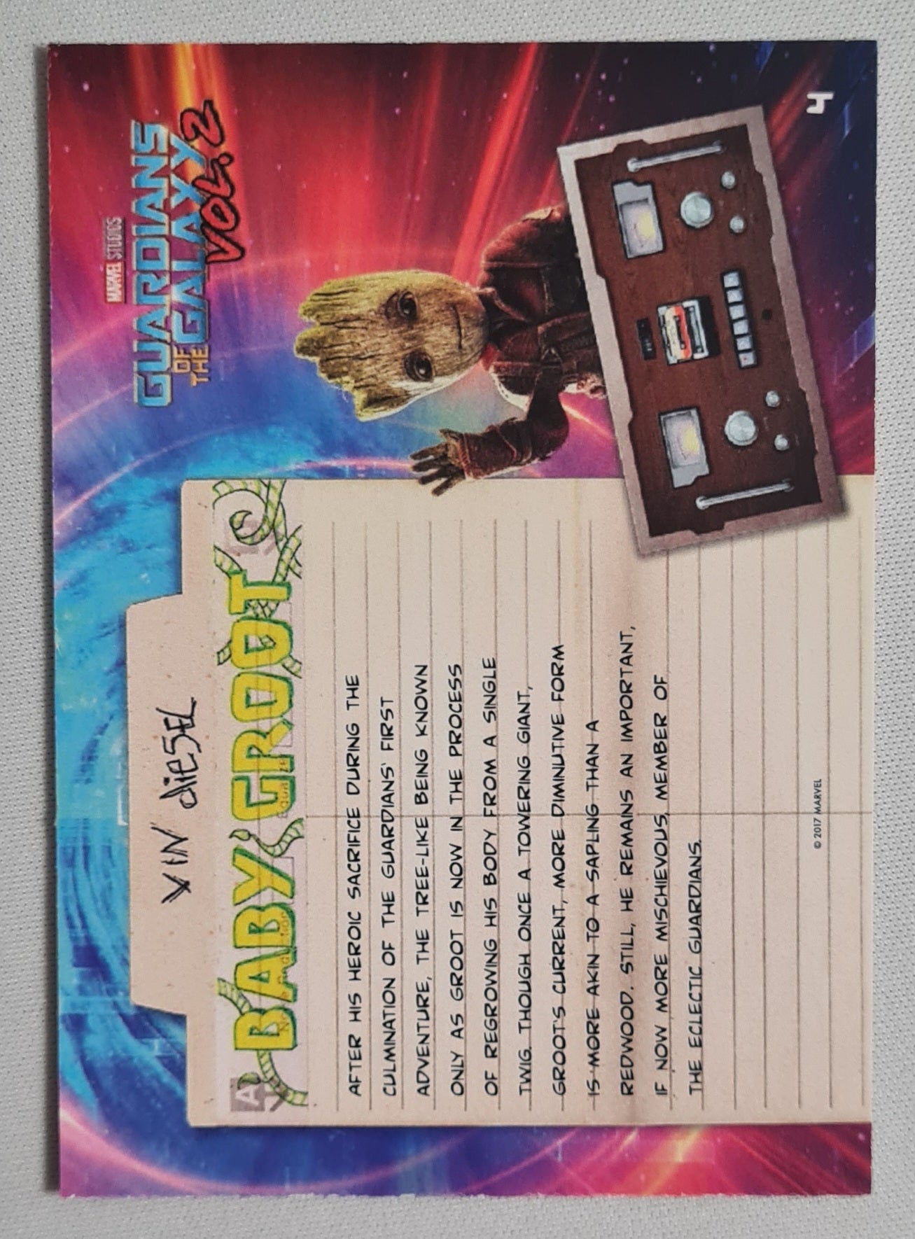 Baby Groot - 2017 Marvel Studios Guardians of the Galaxy Vol.2 #4