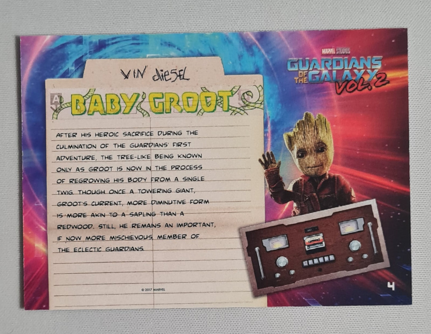 Baby Groot - 2017 Marvel Studios Guardians of the Galaxy Vol.2 #4