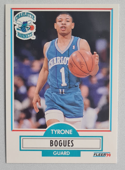 Tyrone Bogues - 1990 Fleer NBA Basketball Charlotte Hornets #16