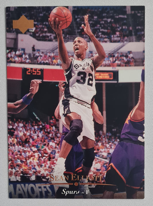 Sean Elliott - 1995 Upper Deck NBA Basketball San Antonio Spurs #60