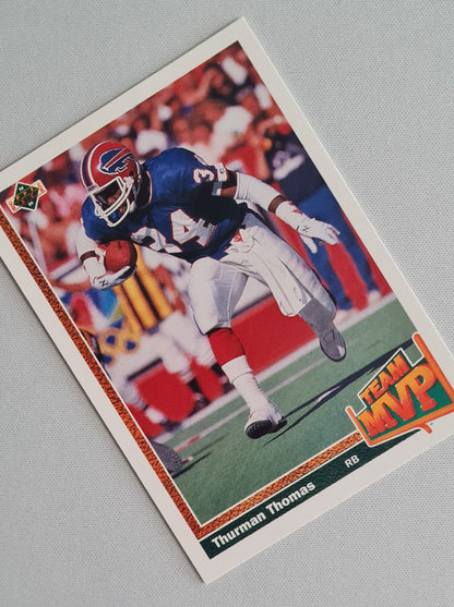Thurman Thomas - 1991 Upper Deck Team NFL Football NY Giants MVP #452 HOF