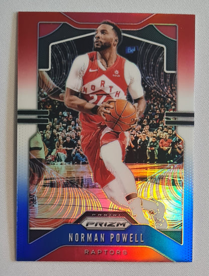 Norman Powell -2019/20 Panini Prizm Basketball NBA Toronto Raptors #159  Red/Whte/Blue Prizm