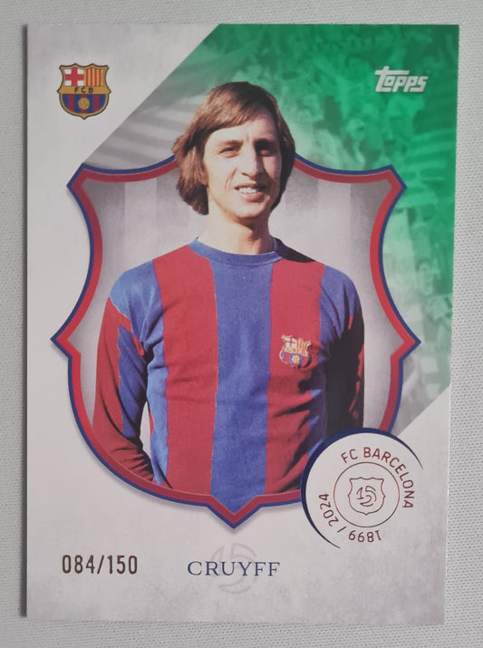 Johan Cruyff - 2025 Topps Barcelona 125 Anniversary /150 #46 FC Barcelona