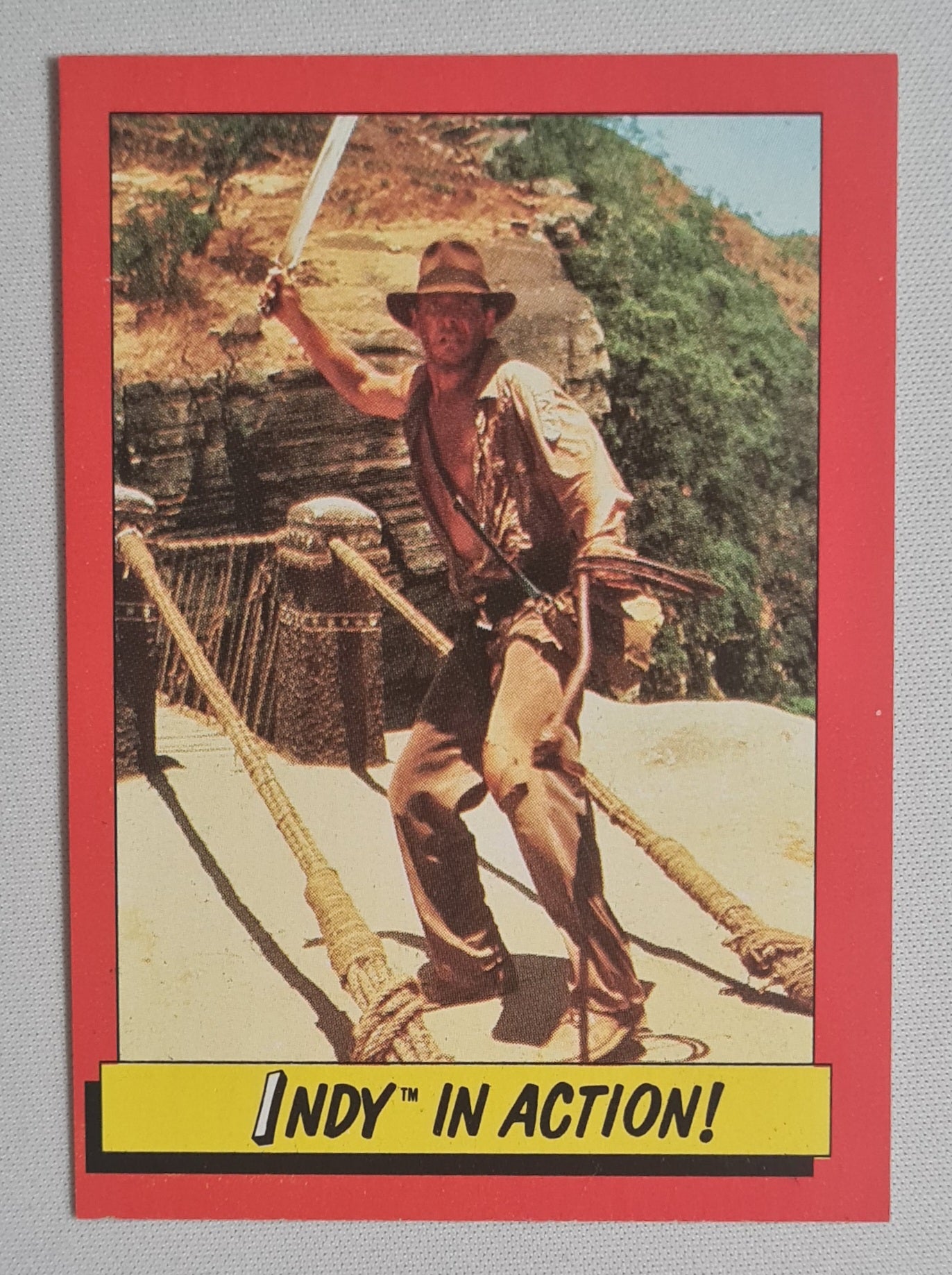 Indiana Jones and the Temple of Doom - 1984 Topps Indy In Action #79