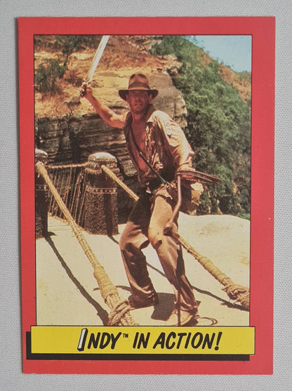 Indiana Jones and the Temple of Doom - 1984 Topps Indy In Action #79